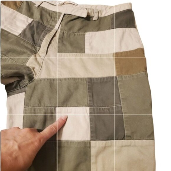 RARE Vintage 2000 Tommy Hilfiger Pants Rare Wide Leg Patchwork Panels - Picture 15 of 16